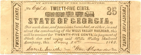 $0.25 G-1494 Wills Valley RR